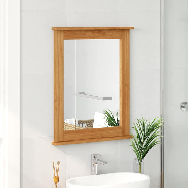 vidaXL Miroir VIGO Marron Miel 55,5 x 5 x 70 cm Bois de pin massif