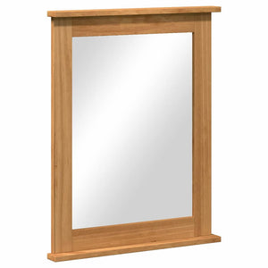 vidaXL Miroir VIGO Marron Miel 55,5 x 5 x 70 cm Bois de pin massif