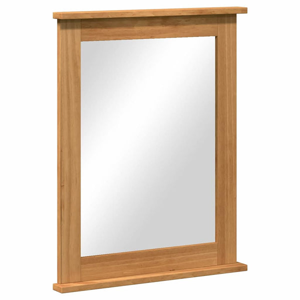 vidaXL Miroir VIGO Marron Miel 55,5 x 5 x 70 cm Bois de pin massif