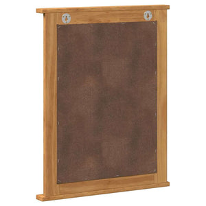 vidaXL Miroir VIGO Marron Miel 55,5 x 5 x 70 cm Bois de pin massif