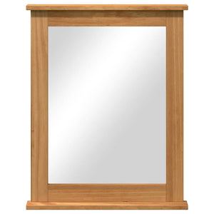 vidaXL Miroir VIGO Marron Miel 55,5 x 5 x 70 cm Bois de pin massif