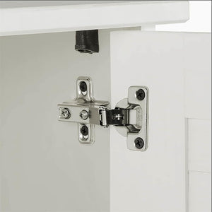 Toilettenschrank VIGO Weiß/Antikweiß 60x27x161cm
