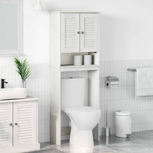 Toilettenschrank VIGO Weiß/Antikweiß 60x27x161cm