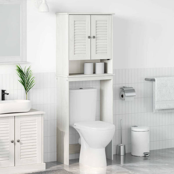 Toilettenschrank VIGO Weiß/Antikweiß 60x27x161cm