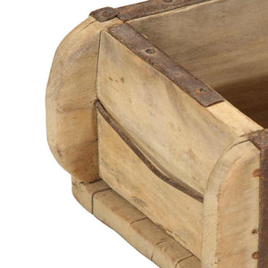 Braun Holztablett, 57 cm, Upgecycelt