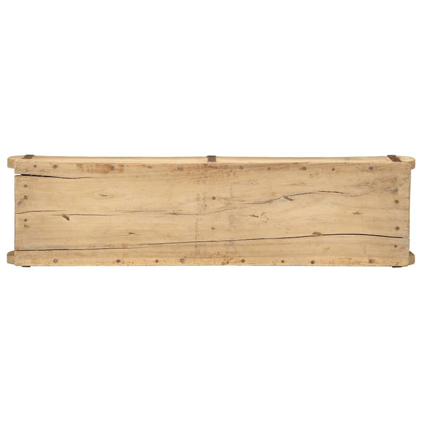 Braun Holztablett, 57 cm, Upgecycelt