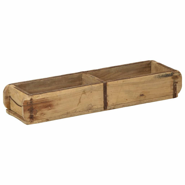 Holztablett Braun 4er Set