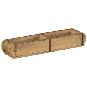 Holztablett Braun 4er Set