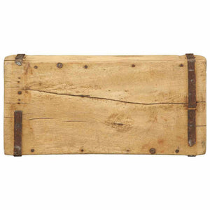 Holztablett Braun 4er Set Upgecycelt