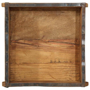Holztablett Braun 4er-Set