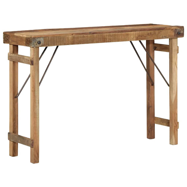 Beistelltisch Braun Massivholz 110cm