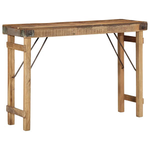 Beistelltisch Braun Massivholz 110cm