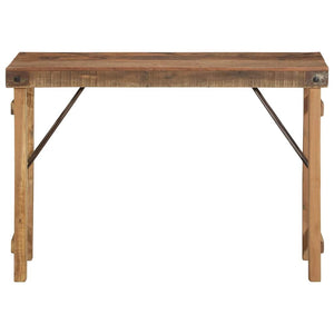 Beistelltisch Braun Massivholz 110cm