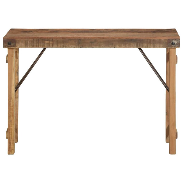 Beistelltisch Braun Massivholz 110cm