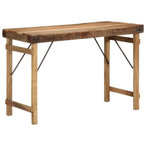 Esstisch Braun Recyceltes Massivholz 110 cm
