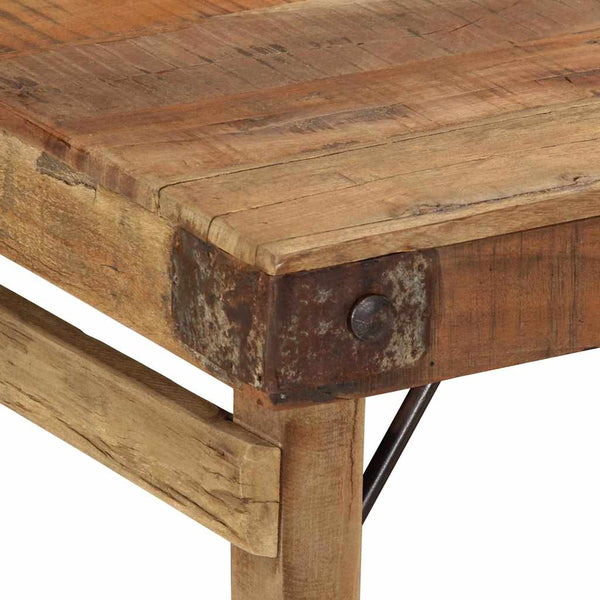 Couchtisch Braun Massivholz 110 cm