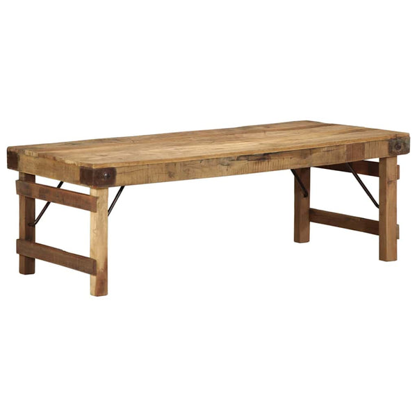 Couchtisch Braun Massivholz 110 cm