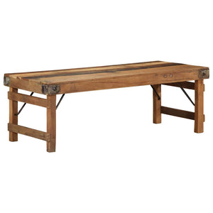 Couchtisch Braun Massivholz 110 cm
