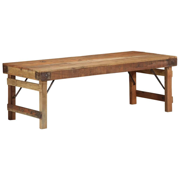 Couchtisch Braun Massivholz 110 cm