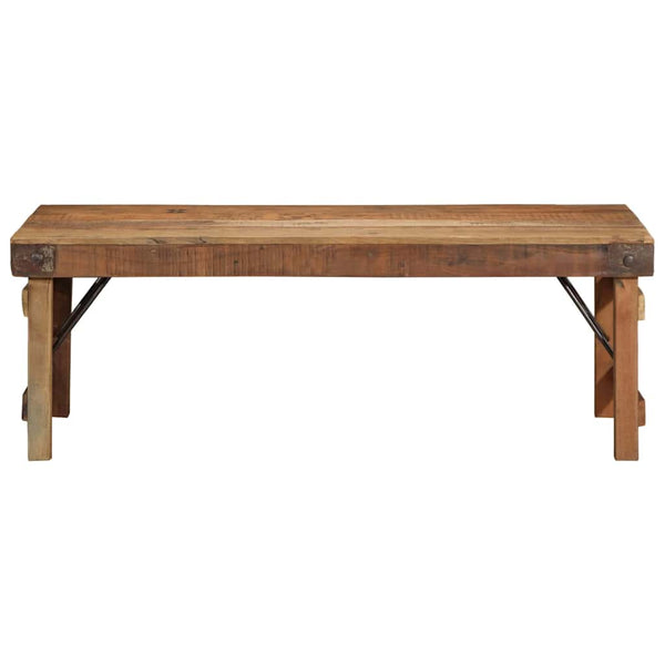 Couchtisch Braun Massivholz 110 cm