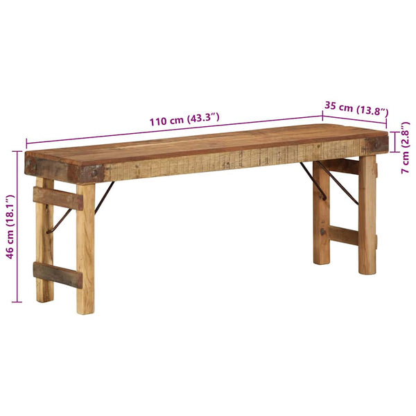 Bank Natur Altholz 110 cm