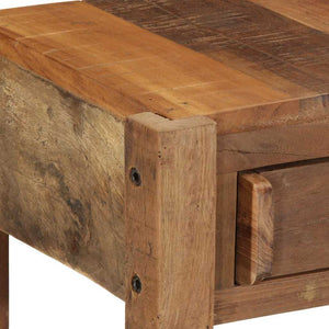 Konsolentisch Braun Massivholz 107cm