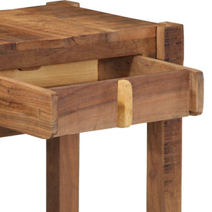 Konsolentisch Braun Massivholz 107cm