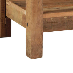 Konsolentisch Braun Massivholz 107cm