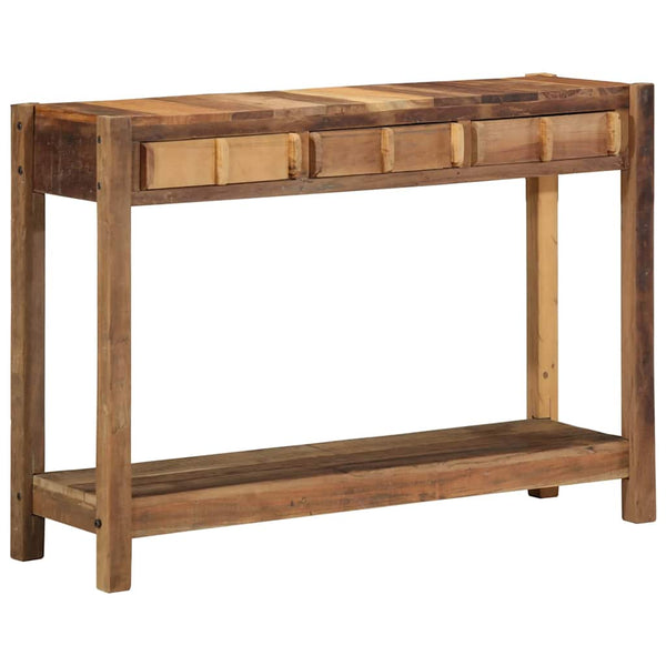 Konsolentisch Braun Massivholz 107cm