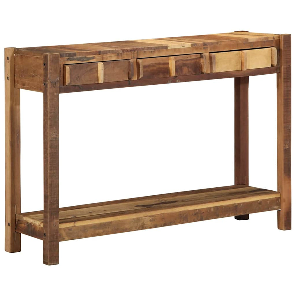 Konsolentisch Braun Massivholz 107cm