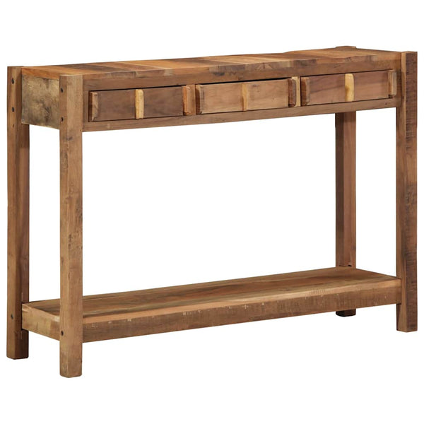 Konsolentisch Braun Massivholz 107cm