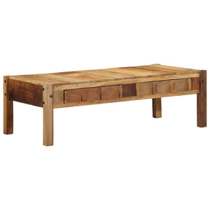 Couchtisch Braun Massivholz 110 cm