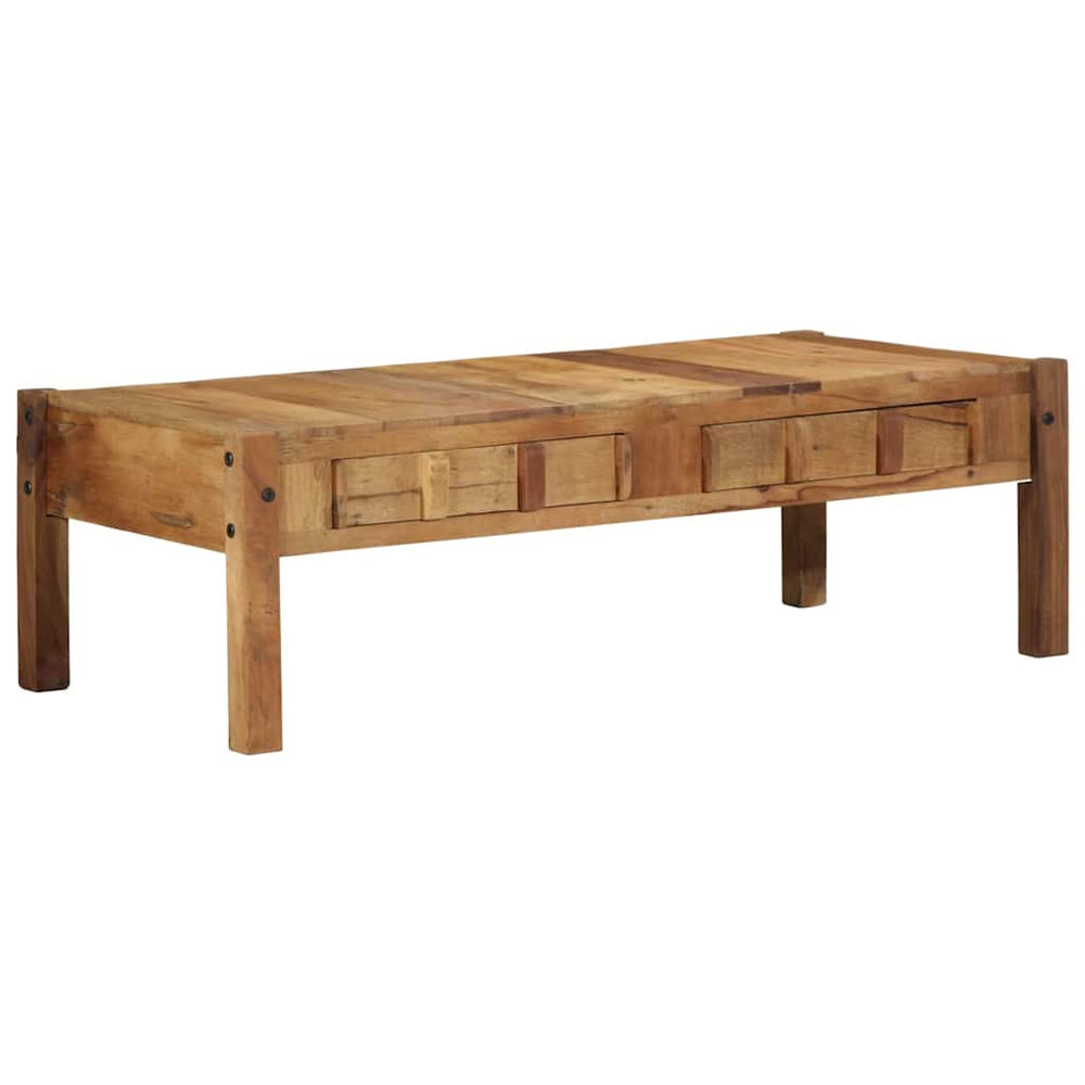 Couchtisch Braun Massivholz 110 cm