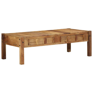 Couchtisch Braun Massivholz 110 cm