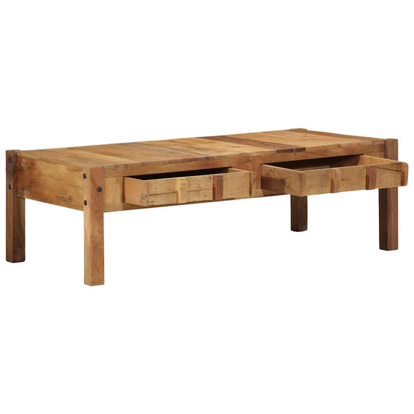 Couchtisch Braun Massivholz 110 cm