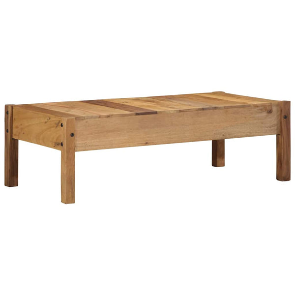 Couchtisch Braun Massivholz 110 cm