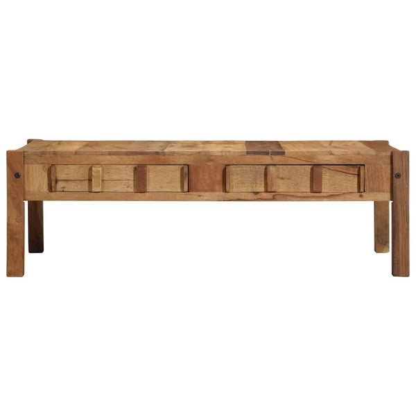 Couchtisch Braun Massivholz 110 cm