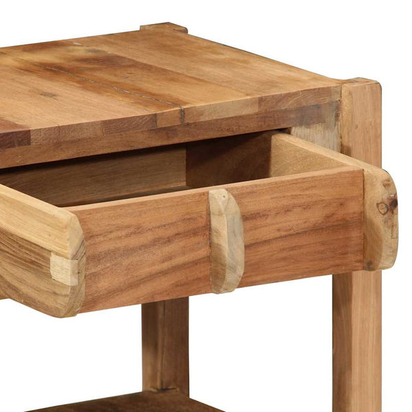 Beistelltisch Braun Altholz 43x32x46cm