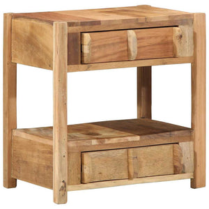 Beistelltisch Braun Altholz 43x32x46cm