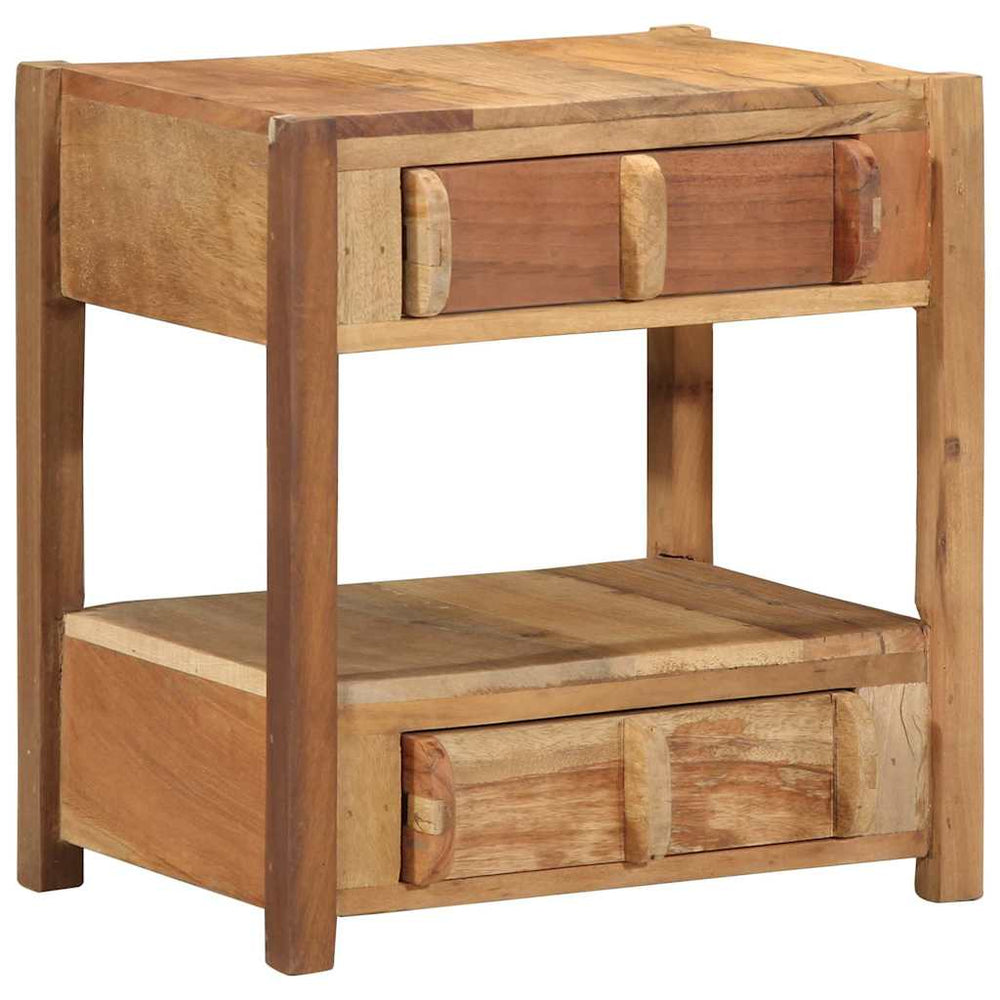 Beistelltisch Braun Altholz 43x32x46cm