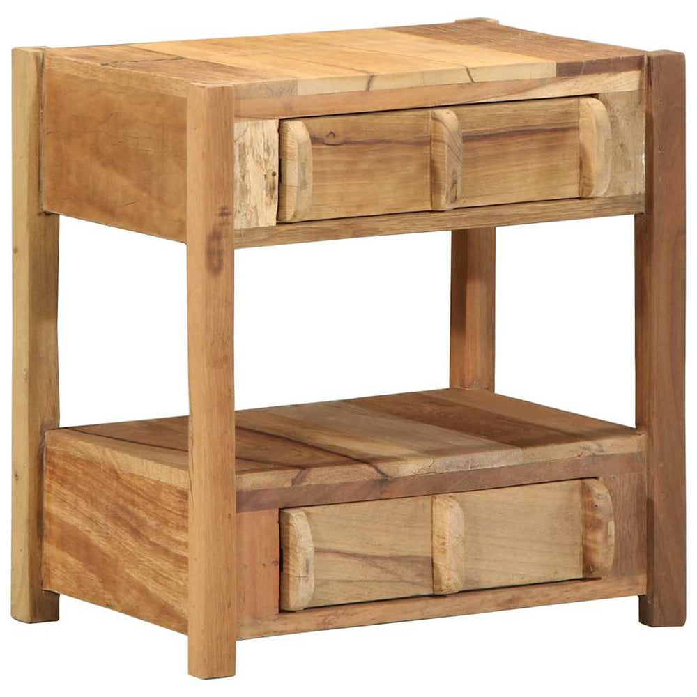 Beistelltisch Braun Altholz 43x32x46cm