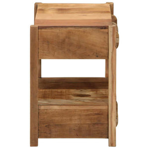 Beistelltisch Braun Altholz 43x32x46cm