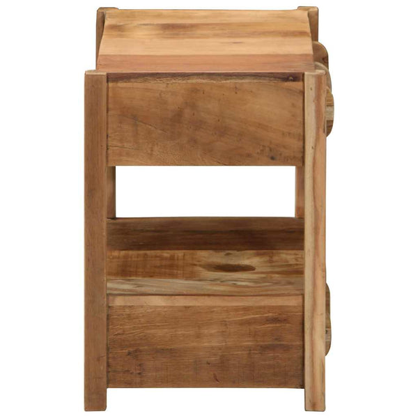 Beistelltisch Braun Altholz 43x32x46cm