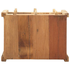 Beistelltisch Braun Altholz 43x32x46cm