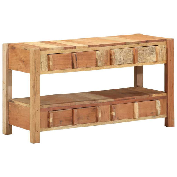 TV-Schrank Braun Massivholz 83 cm