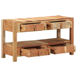 TV-Schrank Braun Massivholz 83 cm