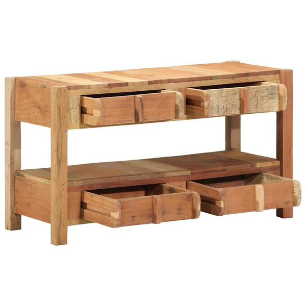 TV-Schrank Braun Massivholz 83 cm