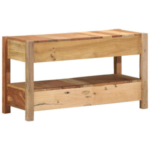 TV-Schrank Braun Massivholz 83 cm
