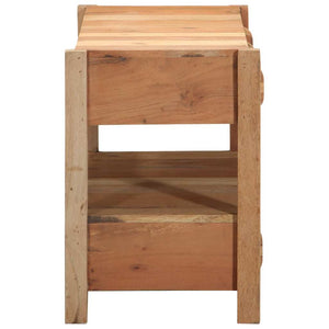 TV-Schrank Braun Massivholz 83 cm