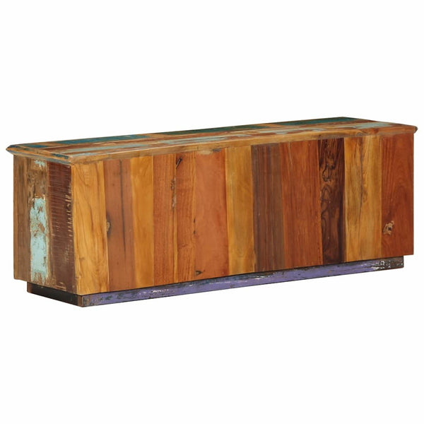Brauner Schuhschrank aus Altholz 110 cm